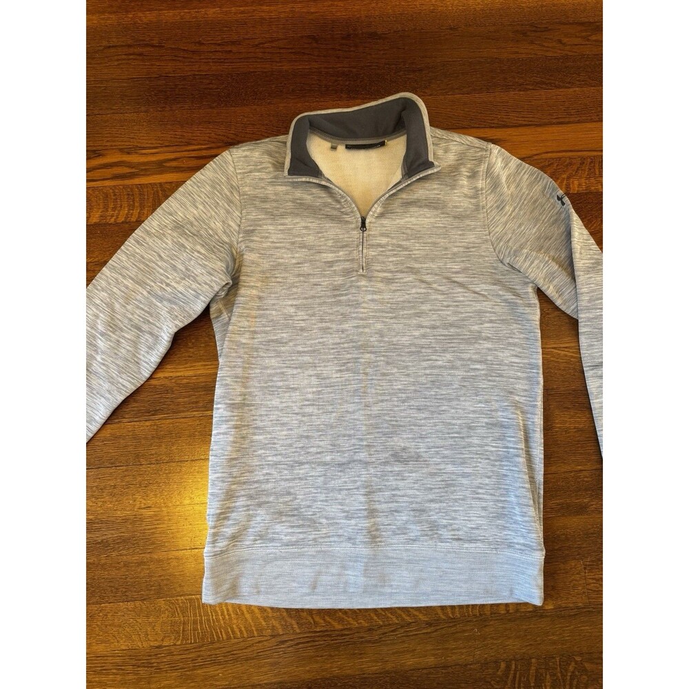 Under Armour UA Storm1 Heathered Gray 1/4 Zip Mock Neck Pullover Men’s S